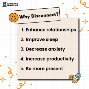 why students should disconnect
